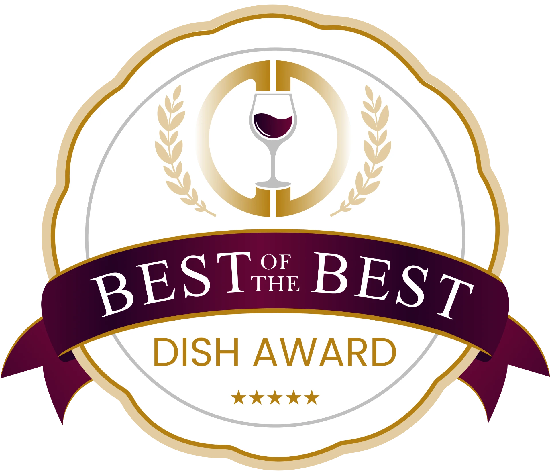 Best Dish Award badge
