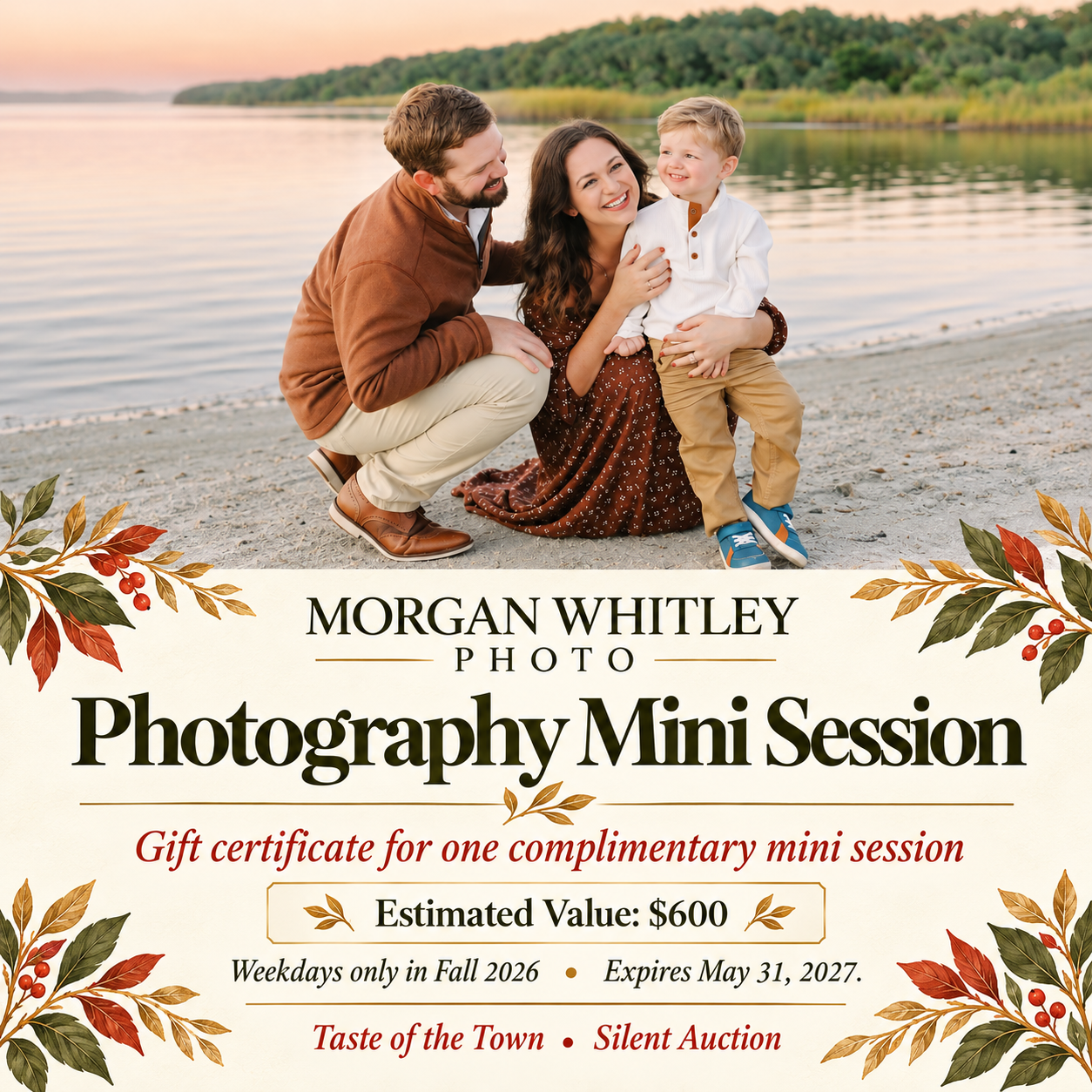 Gift certificate for Morgan Whitley Photo photo 1