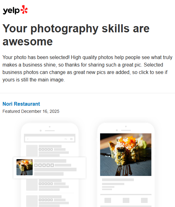 Our photo has been awarded