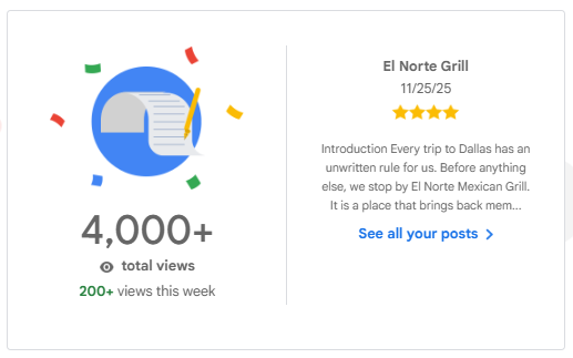 El Norte doing good