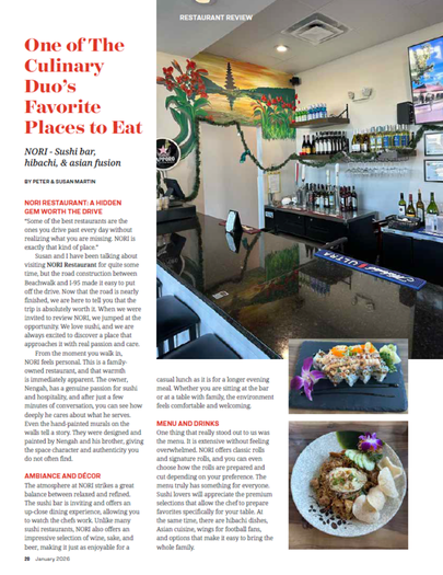 Page 1 feature in STROLL Magazine