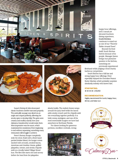Page 2 feature in STROLL Magazine